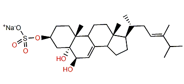 (23E)-3b,5a,6b-Trihydroxy-24-methylcholesta-7,23-dien-3b-ol 3-sulfate